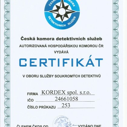 Certifikáty